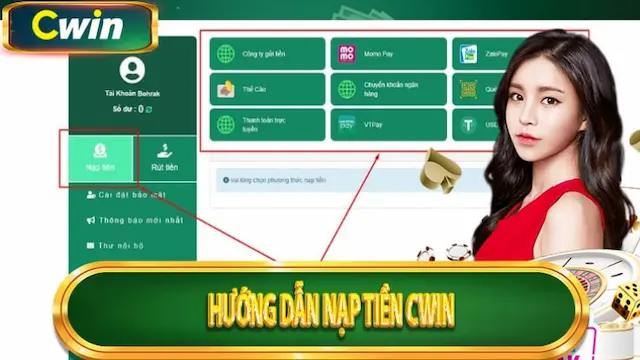 Cwin666 - Hướng Dẫn Nạp Tiền Cwin Nhanh Với Các Bước Đơn Giản